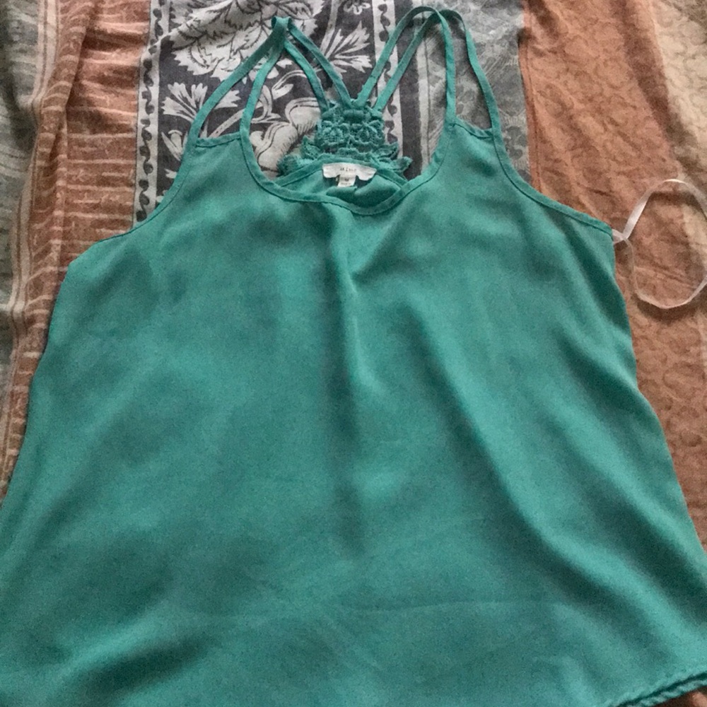 Turquoise top